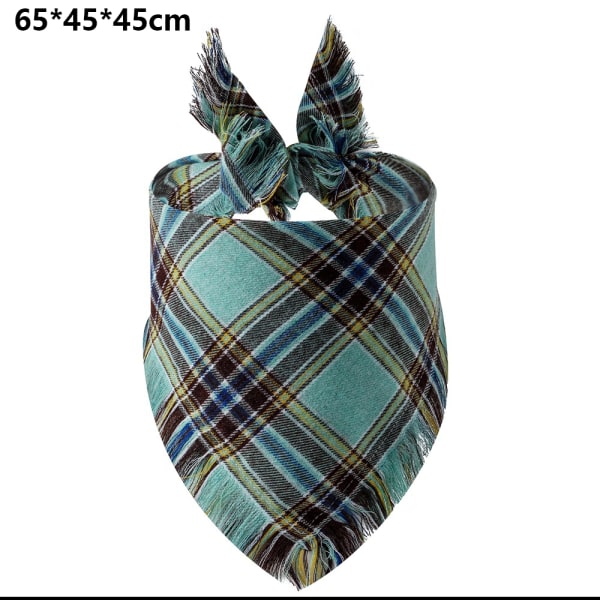 Bandana til hundehovedbeklædning Hundehalsklud Trekantet halsklud B-65*45*45cm
