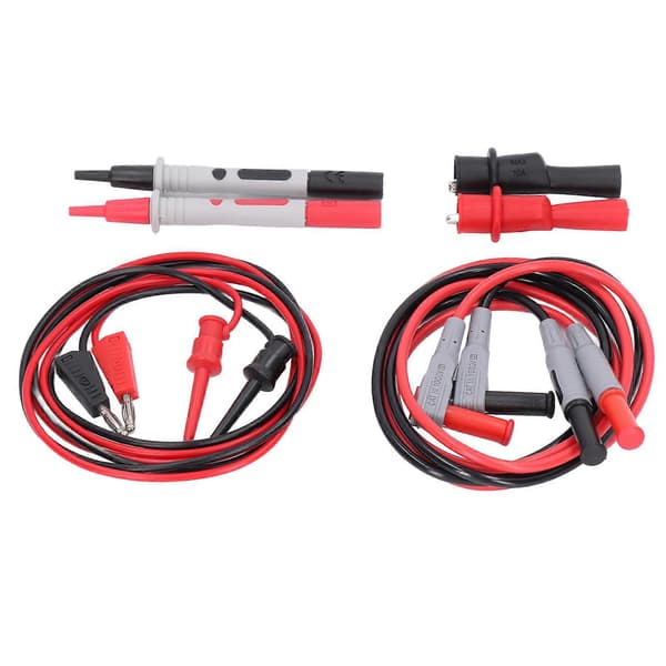 Multimeter Test Kit Testkrok Krokodilklämma Sondkabel Tillbehörssats för Fordon