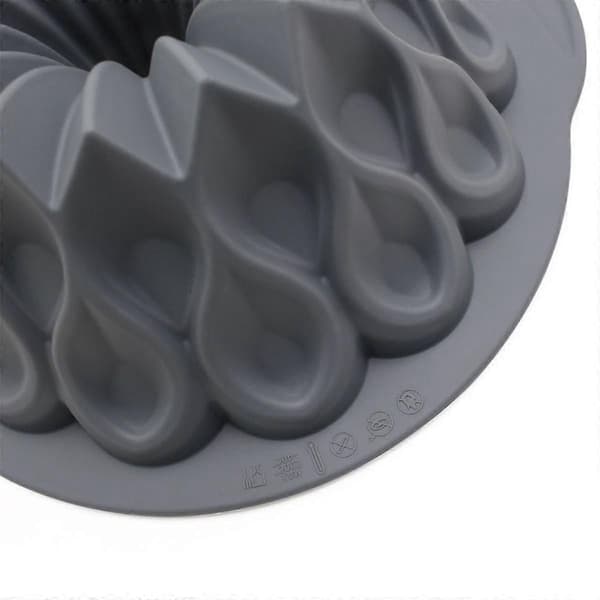 Rund kakform Silikonkakform Non-Stick kakform Bakform Bakverktyg
