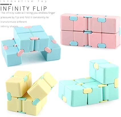 Infinity Cube Pakke, Afspændings Terning Legetøj, Infinity Cube Fidget