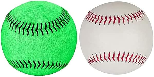 2 st Holografiska Reflexerande Lysande Baseboll, Lysande Baseboll