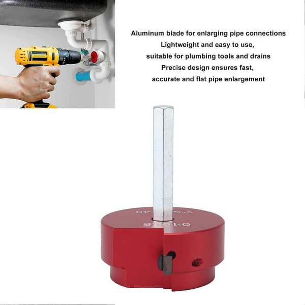 PVC-rømrørssæt i aluminiumslegering, rørfitting-rømrør, PVC-fitting-socket-saver til vandledninger, afløbsledninger, udluftningsledninger, 2 tommer