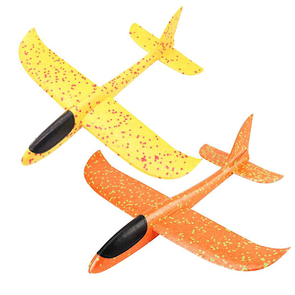2 st Glidare Barn Flygplan Leksaker Glidflygplan Leksak Montering Flygplan Glidare Barn Flygande Glidare