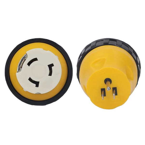 Bobilstromkontakt 15A til 50A konverteringsplugg generatoradapter med vrilås US-plugg 125V