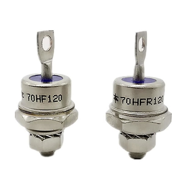 5 par Rectifierdioder Spiral 70HF120/70HFR120 70A 1200V Hög Effekt Likriktare Metall Stud Typ Likriktare Dioder Silver