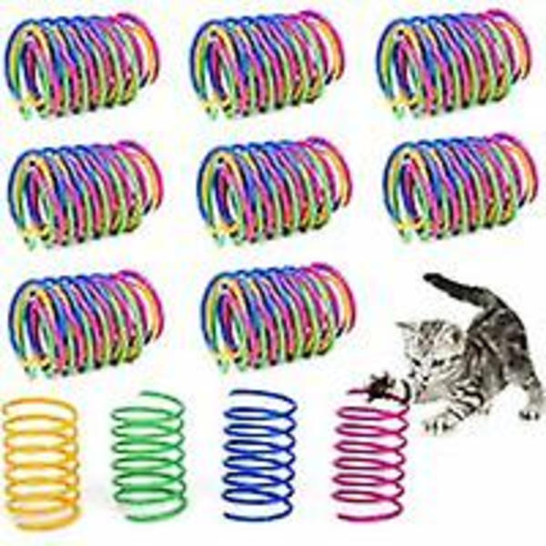 Jouet Ressorts Chat,jouet Chat Spirale,color Printemps Jouet De Chat,jouet Chat Interactif,jouet De Ressorts En Spirale,jouet Pour Chaton,durable Et S