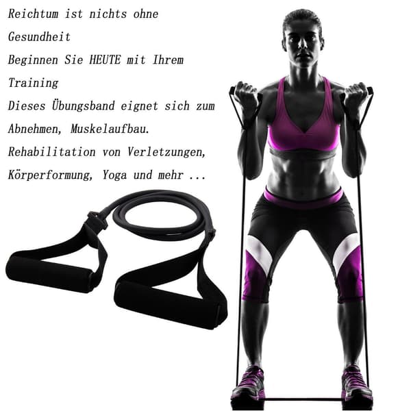 #Expander Modstandsrør Fitness Expander Modstands Bånd Biceps#