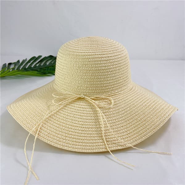 #Høsommerhat til kvinder, foldbar solhat med bred skygge og justerbar hagerem til rejser#