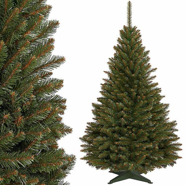 Konstgjord julgran 220 cm - gran grön Green Christmas tree with base