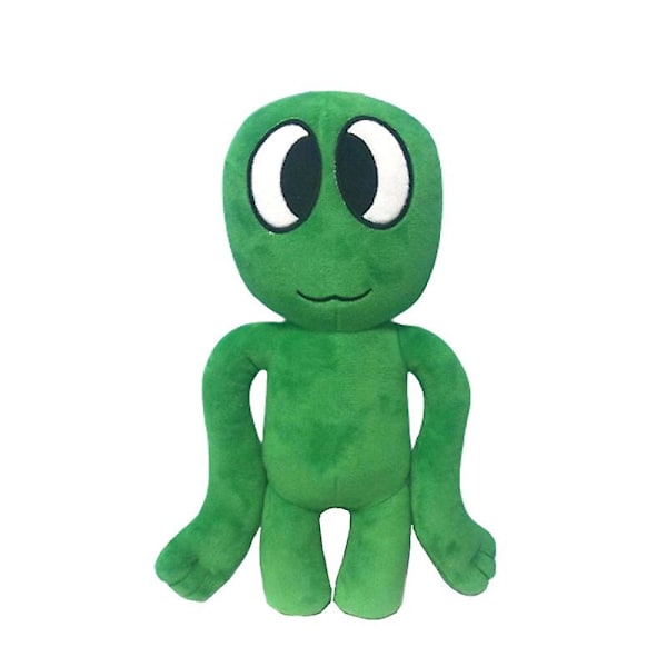 Roblox Rainbow Friends - Pehmolelu, Piirretty Pelihahmo, Täytetty Nuken, Lasten Joululahja Green monster 28cm