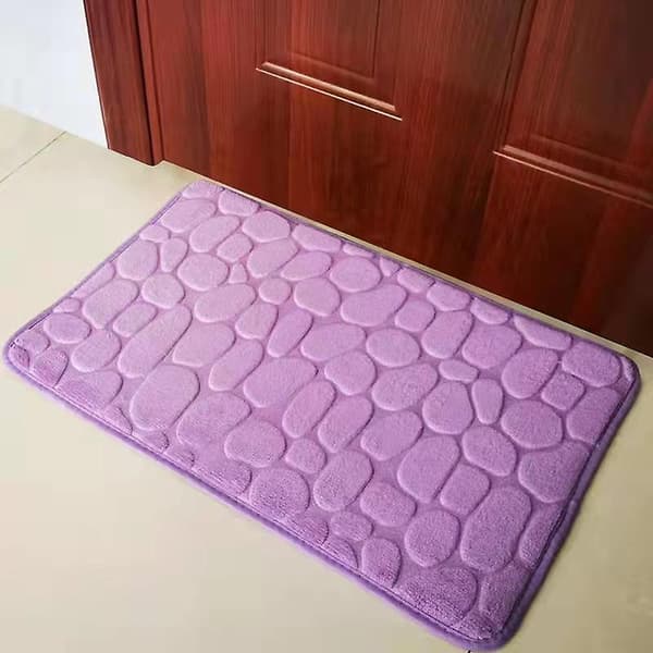 Liukumaton Memory Foam -kylpymatto - Violetti kylpymatto 40*60cm