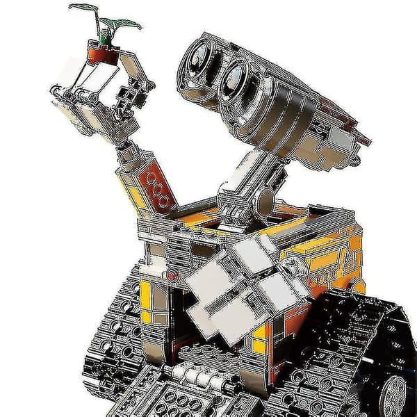 Wall E Robot High-tech Diy Byggsten Kreativ Elektrisk Dockmodell Kompatibel Med Barns Ed