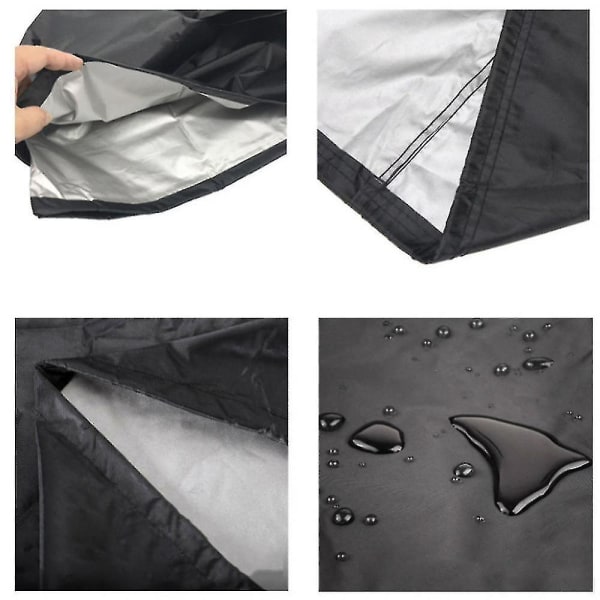 Parasollskydd för utomhusbruk Cover Vattentätt (205 cm) (svart)