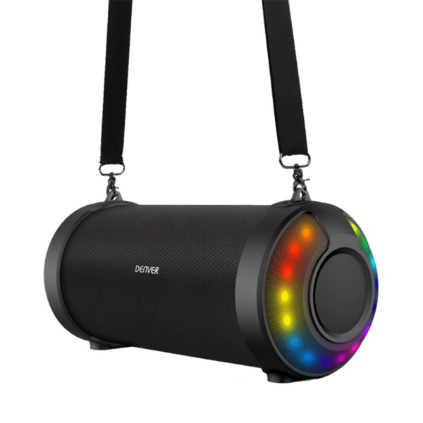 Denver BTG-212 Bluetooth-högtalare med LED-ljus - Svart black 13