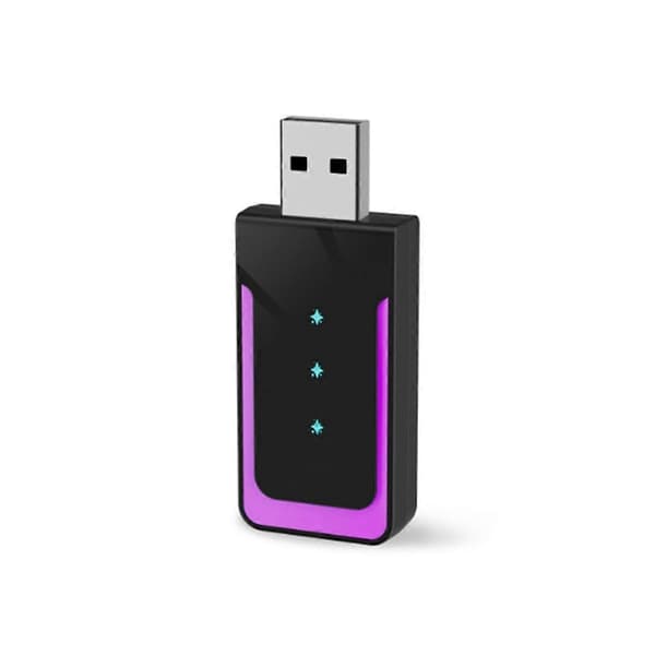 Carplay USB-version, trådløs Carplay kablet til trådløs bil Smart Navigation Carplay Box Pink-