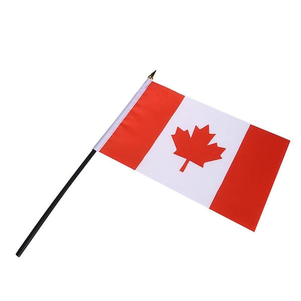 5 stk. Håndflag Canada National Håndflag Canada