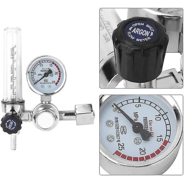 Argon Co2 Gas Tryk Mig Tig Flow Meter Regulator Trykmåler Svejsedele adlala Cisea