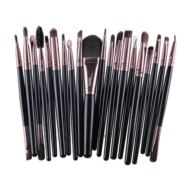 0st Sminkborstar - makeup brushes - Roséguld pink