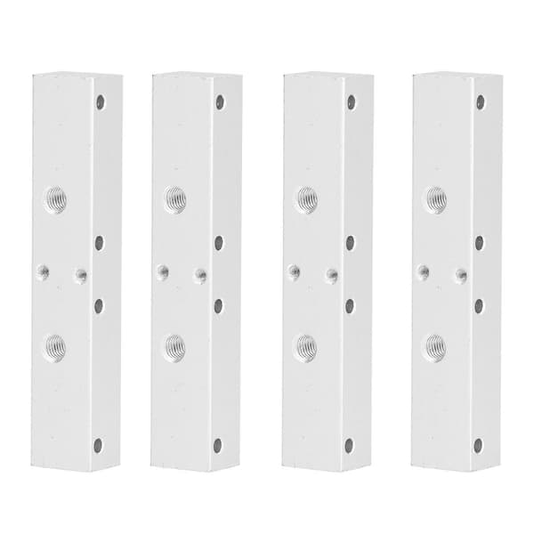 4 stk. aluminiumsvarmeblok 2-dyser hals fast sæde 3D-printertilbehør til Makerbot MK8