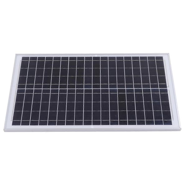 Solpanel polykristallint kisel enkel montering robust solcell PV-platta 30W 18V