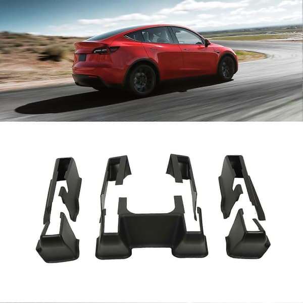 Sete Slide Rail Pad Cover Anti Kick Protector Erstatning for Tesla Model Y 2020-2023