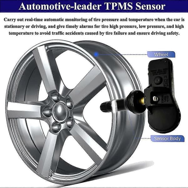 Pakke med 4 TPMS dekktrykkovervåkingssensor 52933-C1100 for 2015-2020