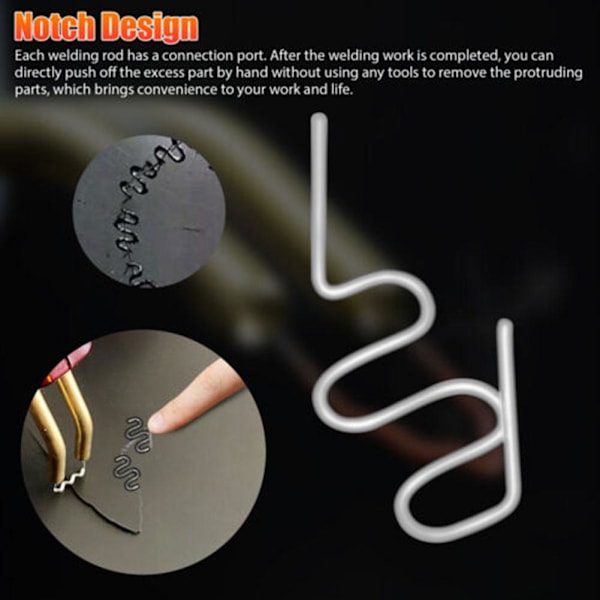 Kuuma nitoja auton puskurin hitsaaja nitoja muovihitsaukseen Multi-colorB 6 *100pcs