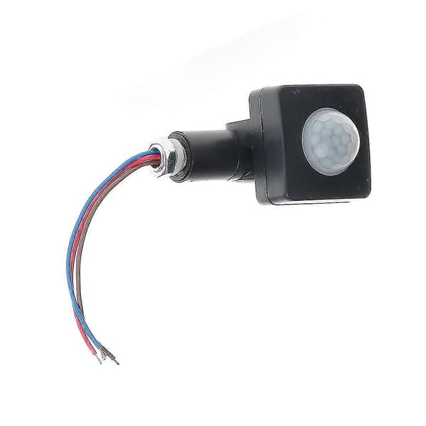 AC85-265V IP65 Bevegelsessensor Justerbar PIR-bryter Ultratynn LED-lys PIR Utendørs Bevegelsessensor De