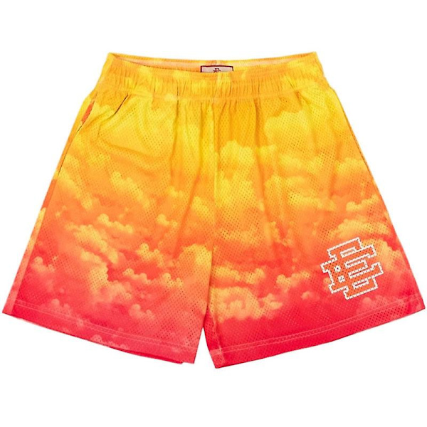 Eric Emanuel Camo Tryckta Shorts Herr Dam Mesh Shorts Gym Sport Träning Basketboll Sommar Snabb- qd MCEE