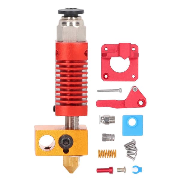 Ekstruder Drive Feed Kit Dobbelt Gear 3D Printer Opgraderingssamling Hot End Kit til Ender 3