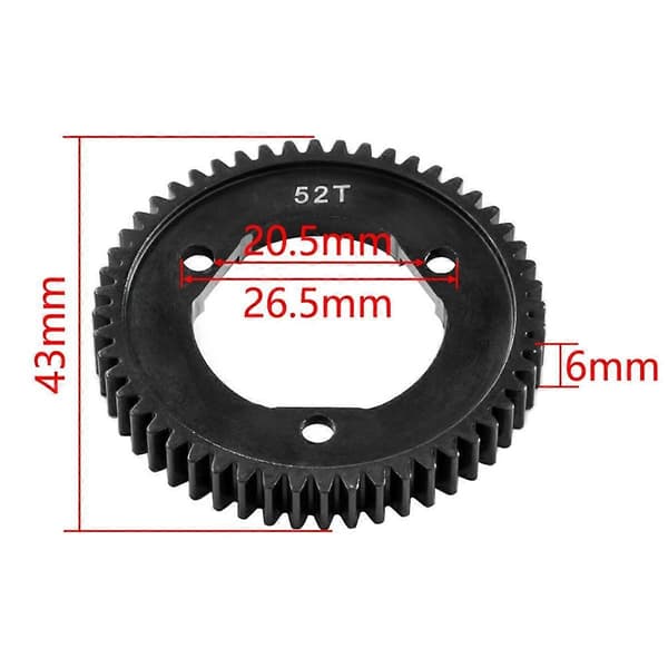 2 STK 50T 52T differensialgirsett for Slash4WD//Stampede