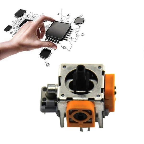 10 STK 3D Analog Joystick Stick Modul Vippe for Spillkontroller Joystick Reparasjonsdeler