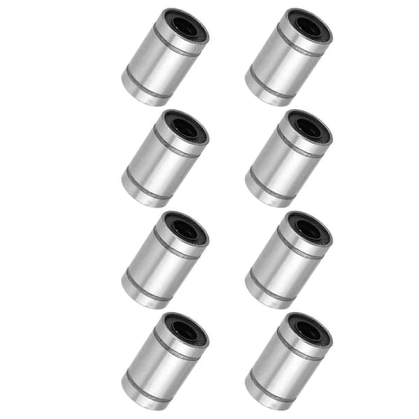 8 stk LM6UU 6mm lineær bevegelse kulelagerbøssing for 3D-printer CNC-deler