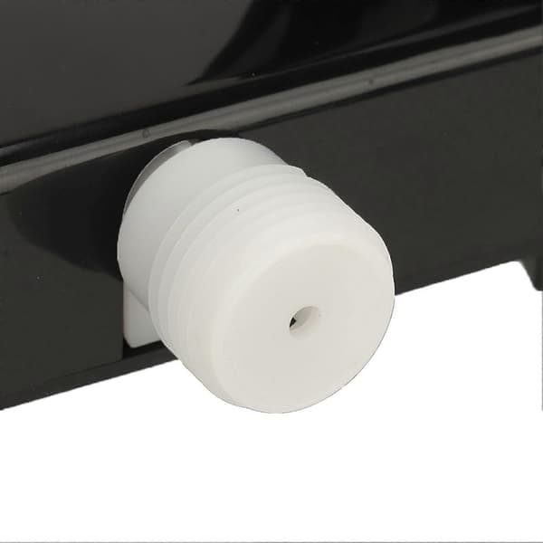 RV Bruseventilomleder Nem at installere Brusearmatur med 2 knapper til bådvogn Sort base