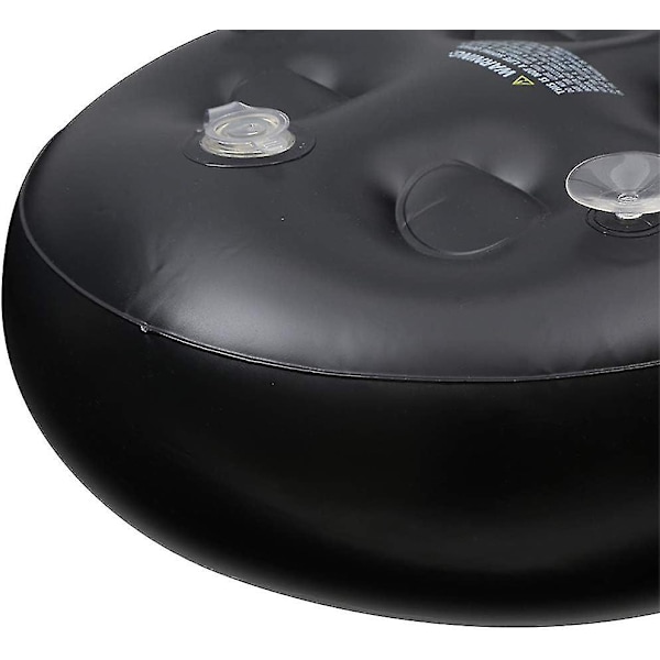 Uppgraderade bubbelbadsplatser för med meshinflatable bubbelbadsplatser Multifunktionell spa booster-säte med sugkopp med mesh-överdrag halkfri för vuxna äldre Ki 4 pack