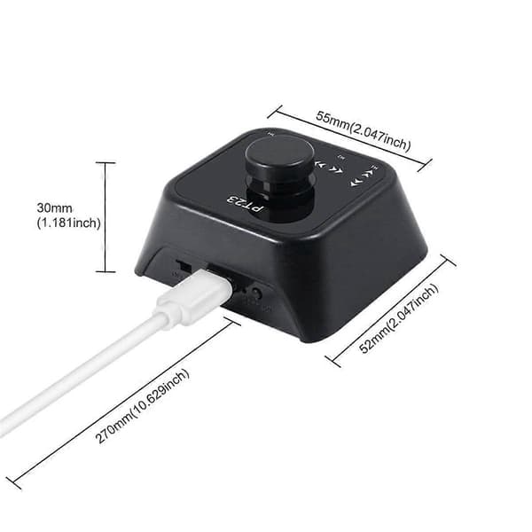 Bluetooth trådløs sidevender genopladelig tilpasset fodkontaktpedal til telefon elektroniske noder e-bøger sort