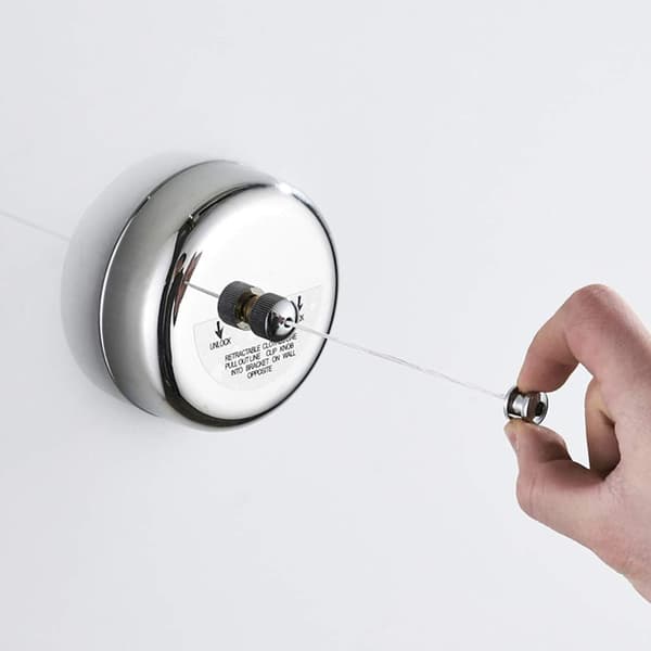 Kätevä seinäkiinnitteinen pyykkiteline - Irrotettava kuivausteline