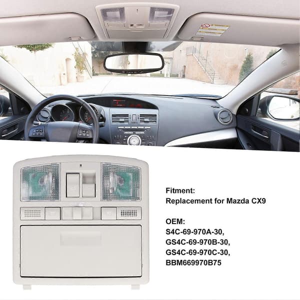 Taklucka Switch Konsol Down Light Glasögon Förvaring BBM669970B75 Ersättning för Mazda CX9