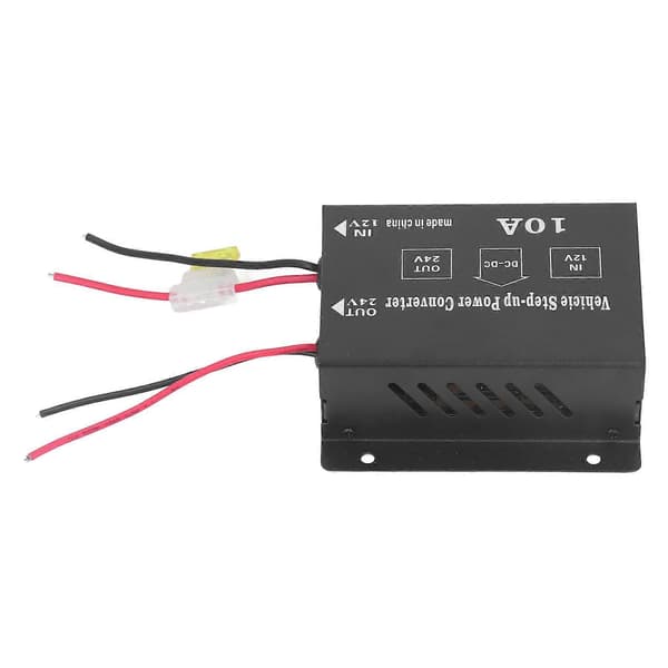 Opptrappende Strømkonverter DC 12V til 24V Boost 10A for Modifikasjon av Subwoofer i Kjøretøy