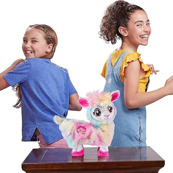 Pets Alive the Booty Shakin Llama Dancing Toy Rainbow color