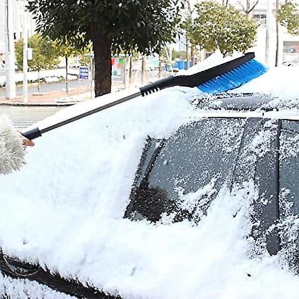Snebørste isskraber til biler snebørste sne sneskovl børste snebus sneskovl børste lang rækkevidde 60*11cm qd