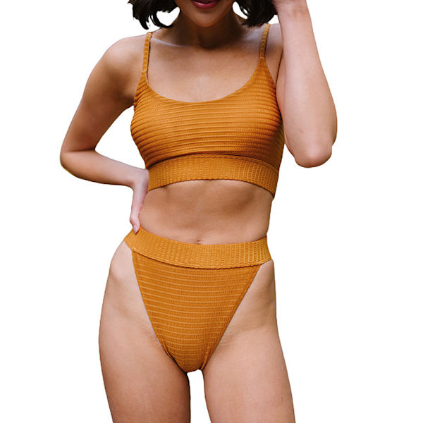 Naisten Bikini Set Yksivärinen Seksikäs Kolmio Kaksiosainen Uimapuku -