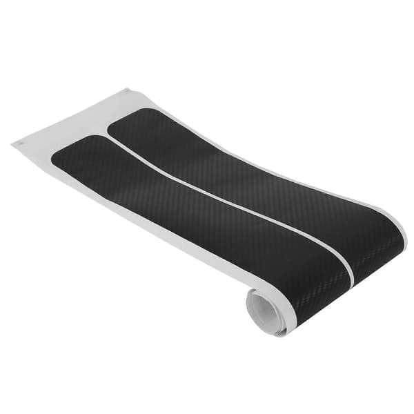 4 stk. bildørterskelbeskyttere, ripebeskyttelse, 3D karbonfiberdekorasjon, universell