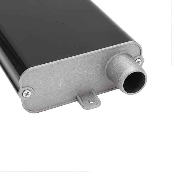 24 mm parkeringsvarmer udstødningsrør lyddæmper aluminiumslegering lige varmer lyddæmper til Eberspacher Airtronic D2 D4 D4S sort