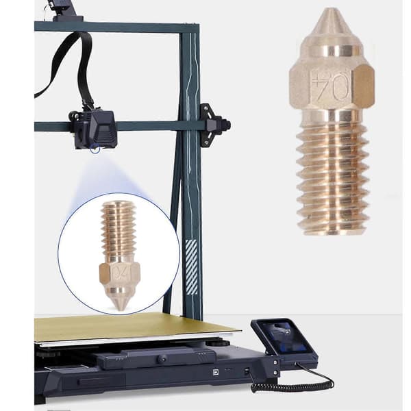 10 stk. 3D Printer Dyse Messing 0,4 mm M6 Høj Flow Høj Hastigheds Udskrivningsdyse til Neptune 4 Pro