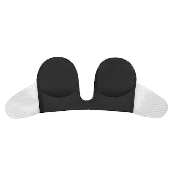 Kvinnor Sticky BH Axelbandslös Rygg BH Självhäftande BH Osynlig Push Up BH Hög kvalitet Black M
