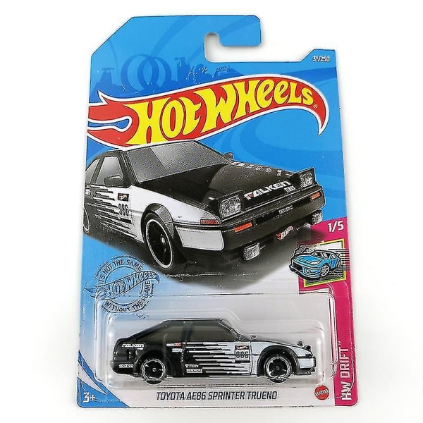 2021 Hot Wheels bilar erbjudande för Lancia Delta Van Toyota Ae86 1/64 metall Diecast leksaksbilar 2021-31X TOYOTA AE86