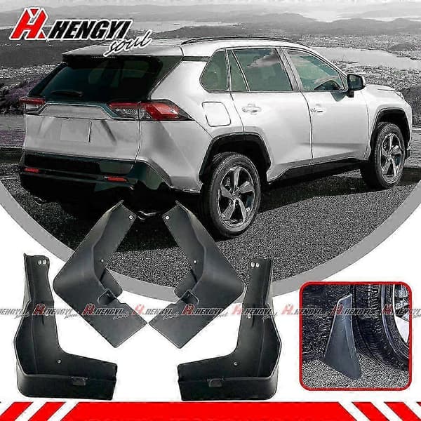 Til 2019-2023 Toyota RAV4 Stænklapper For & Bag Støbte Stænkskærme