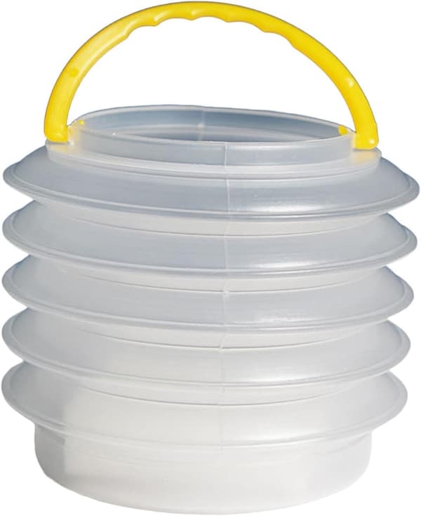 Bærbar børstevanntønne Pot Tub Organizer Akvarellmaling B