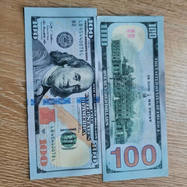 500 stk. Prop Money Dollars Replika Dollarseddel Falske Legpenge Souvenir Pengeseddel Lad Som Om Dollarsedler Til Hjemmefest Film Reklame Nyhed Props Ga